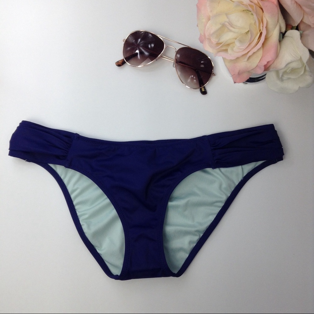 NWOT Victoria's Secret purple bikini swim bottoms